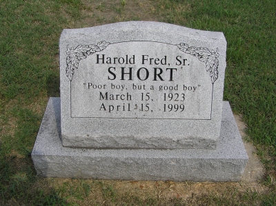 27 Harold Fred Short Sr